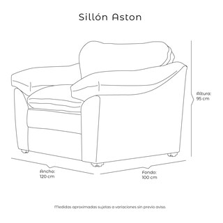 Foto 5 | Foto 5 | Sala Dicasa Aston Color Gris Oxford 3 Piezas Sofá, Love y Sillón