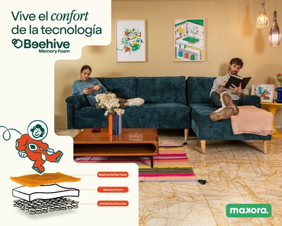 Foto 7 | Foto 7 | Sala Modular Sofá Cama Reversible De Velvet Gris Claro Beehive Memory Foam Modelo Annara