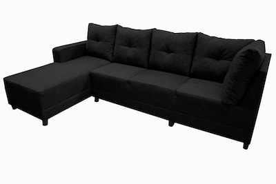Foto 3 | Foto 3 | Sala Esquinera Modular El Bazar Store Freya Negra 275 x 160 cm