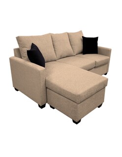 Foto 4 | Foto 4 | Sala Esquinera El Bazar Store Denver Beige 200x140 Cm, Lado Derecho E Izquierdo, Lino Nacional