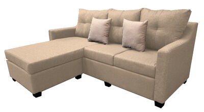 Foto 4 | Foto 4 | Sala Esquinera Hermes Beige 215x165 Cm, Lado Izquierdo Y Derecho, Lino Nacional