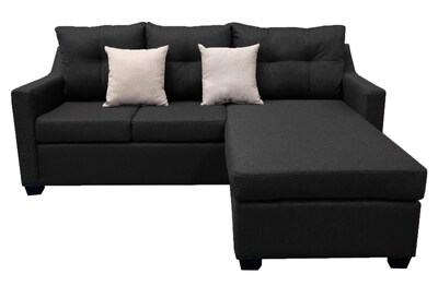 Foto 1 | Foto 1 | Sala Esquinera Hermes Gris Oxford 215x165 Cm, Lado Izquierdo Y Derecho, Lino Nacional