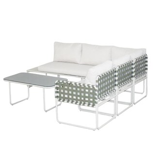 Foto 3 | Foto 3 | Sala Exterior De Rattan Esquinera Juego Jardín Sunset 5 Pzas