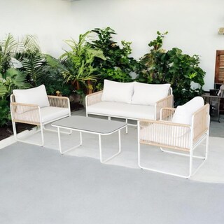 Foto 2 | Foto 2 | Sala Exterior De Rattan Esquinera Juego Jardín Sunset 5 Pzas