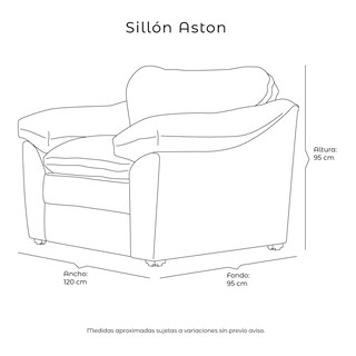 Foto 6 | Foto 6 | Sala Dicasa Aston Color Crema 3 Piezas Sofá, Love y Sillón