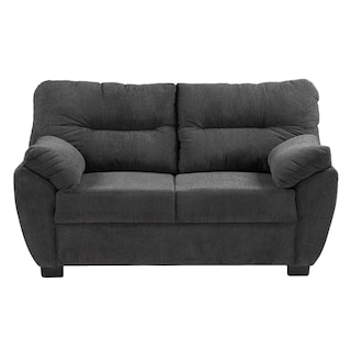 Foto 3 | Foto 3 | Sala Dicasa Monza Color Gris Carbon 3 Piezas Sofá Love y Sillón