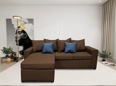 Foto 1 | Foto 1 | Sala Esquinera El Bazar Store Ares Chocolate 215x165 Cm Lado Derecho E Izquierdo