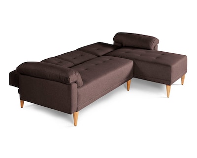 Foto 5 | Foto 5 | Sala Modular Reversible De Lino Chocolate Modelo Dassia