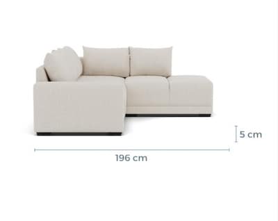 Foto 7 | Foto 7 | Bombay Modular Misofa.mx Modular Derecha Ivory Blanco Snow