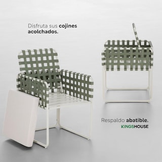 Foto 8 | Foto 8 | Juego De Comedor Sillas Mesa Para Jardín Rattan Sunset 5 Pzs
