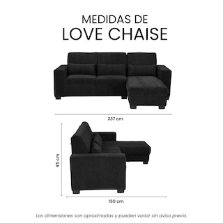 Foto 8 | Foto 8 | Love Chaise Trinity Eros Color Negro Derecho