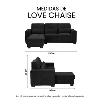 Foto 8 | Foto 8 | Love Chaise Trinity Eros Color Negro Izquierdo