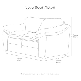 Foto 8 | Foto 8 | Sala Dicasa Aston Color Dark Grey 3 Piezas Sofá, Love y Sillón