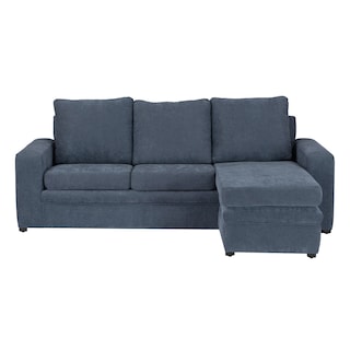Foto 1 | Foto 1 | Sofá Chaise Trinity Canvas Color Azul