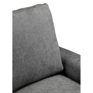 Foto 6 | Foto 6 | Sofá Chaise Trinity Canvas Color Gris Oscuro