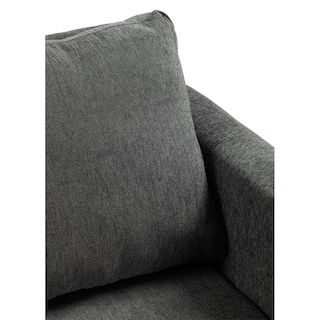 Foto 5 | Foto 5 | Sala Dicasa Gales Color Gris Carbón 3 Piezas Sofá, Love Y Sillón