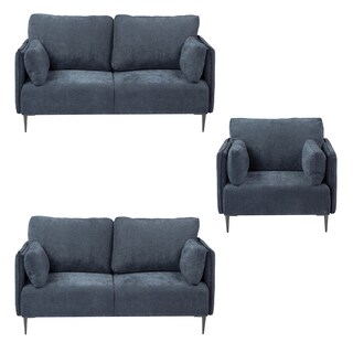 Foto 1 | Foto 1 | Sala Dicasa Klint Color Steel Blue 3 Piezas Love, Love Y Sillón