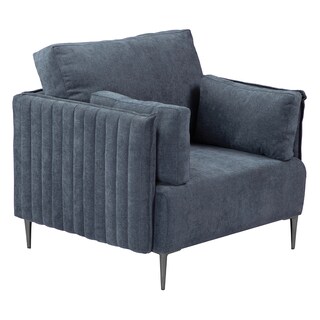 Foto 5 | Foto 5 | Sala Dicasa Klint Color Steel Blue 3 Piezas Love, Love Y Sillón