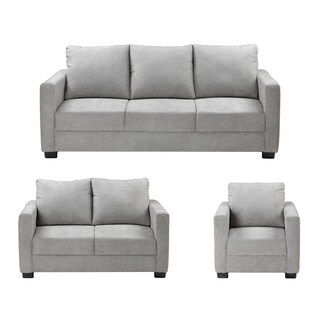 Foto 1 | Foto 1 | Sala Dicasa Gales Color Gris Nickel 3 Piezas Sofá, Love y Sillón