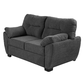 Foto 2 | Foto 2 | Love Seat Dicasa Monza Gris Carbón 2 Plazas