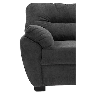 Foto 7 | Foto 7 | Love Seat Dicasa Monza Gris Carbón 2 Plazas