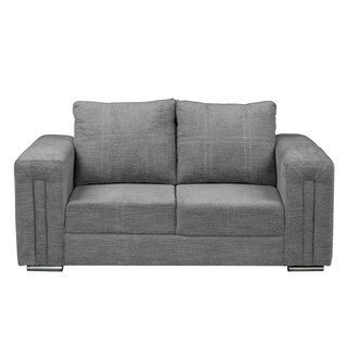Foto 3 | Foto 3 | Sala Dicasa Taos Color Storm Grey 3 Piezas Sofá Love y Sillón
