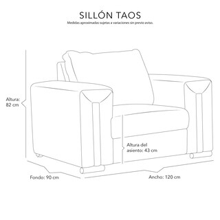 Foto 6 | Foto 6 | Sala Dicasa Taos Color Chocolate 3 Piezas Sofá, Love Y Sillón