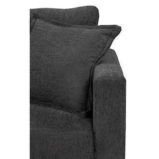 Foto 6 | Foto 6 | Love Chaise Dicasa Smoky Gris Carbón Izquierdo