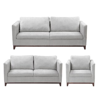 Foto 1 | Foto 1 | Sala Dicasa Oslo Color Gris Ash 3 Piezas Sofá, Love y Sillón
