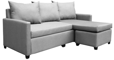 Foto 4 | Foto 4 | Sala Esquinera Modular El Bazar Store Vancouver Gris Plata 175x130 Cm Sofa Lado Derecho Ó Izquierdo Económica Tela Lino