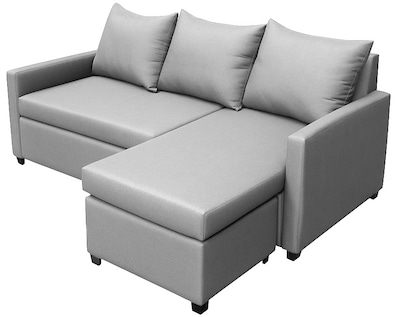 Foto 5 | Foto 5 | Sala Esquinera Modular El Bazar Store Vancouver Gris Plata 175x130 Cm Sofa Lado Derecho Ó Izquierdo Económica Tela Lino