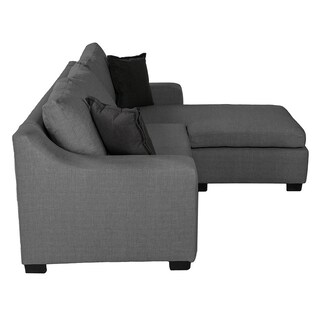 Foto 5 | Foto 5 | Sofa-chaise Dicasa Lyra Color Gris Acero