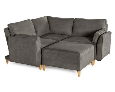 Foto 5 | Foto 5 | Sala De 4 Módulos Makora Morelli Con Memory Foam Color Oxford Chenille Respaldo Reclinable De 3 Posiciones