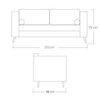 Foto 2 | Foto 2 | Sofá Iliosinnova Berlín Color Gris Claro