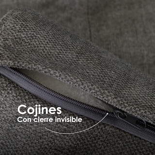 Foto 3 | Foto 3 | Sofá de 2 Plazas Iliosinnova Berlín Gris Obscuro