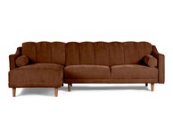 Sala Modular Makora Scotch Con Tecnología Beehive Airflex Foam Reversible Chocolate