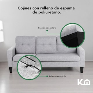 Foto 5 | Foto 5 | Sofá Sala Esquinera Izquierda Sillón Reversible Madera