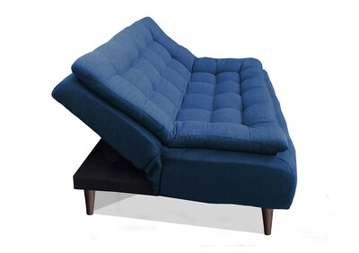 Foto 3 | Foto 3 | Sofá Cama Futon Moblecasa Confort Azul