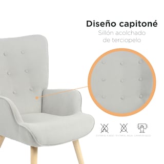 Foto 4 | Foto 4 | Sillón Individual Top Living Tarina-a Gris