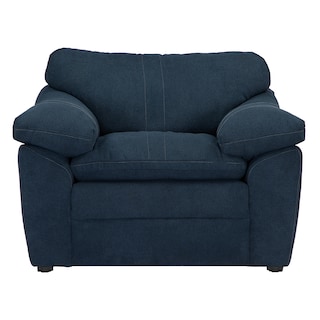 Foto 1 | Foto 1 | Sillón Dicasa Aston Color Azul Oscuro 1 Plaza
