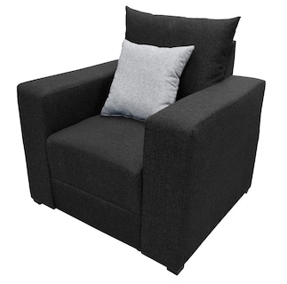 Foto 3 | Foto 3 | Sillón El Bazar Store Miami Lino Negro 1 Plaza Modular