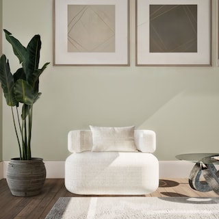 Foto 4 | Foto 4 | Sillón Sherpa Blanco Individual Respaldo Curvo Incluye Cojín
