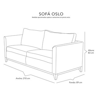 Foto 6 | Foto 6 | Sofá Dicasa Oslo Color Gris Acero 3 Plazas