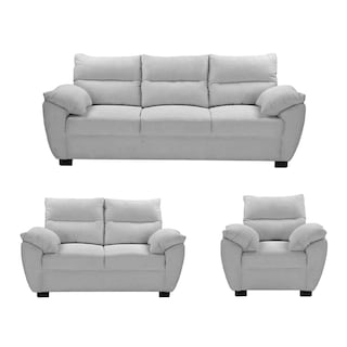 Foto 1 | Foto 1 | Sala 3 Piezas (sofa, Love Y Sillon) Venecia Plata