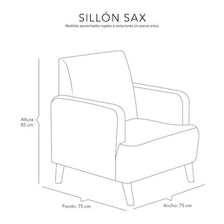 Foto 8 | Foto 8 | Sillón Dicasa Sax Color Gris oxford