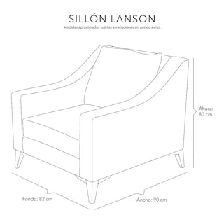 Foto 8 | Foto 8 | Sillón Dicasa Lanson Color Gris Tormenta