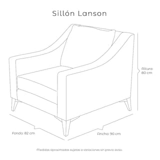 Foto 8 | Foto 8 | Sillón Dicasa Lanson Color Gris Ash
