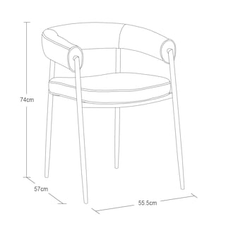 Foto 6 | Foto 6 | Silla Gris Terzetto Paolo