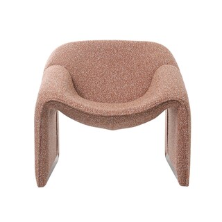 Foto 1 | Foto 1 | Sillón Ilios Innova Cangrejo Terracota Diseño Moderno y Futurista  Estructura Curva con Reposa Brazos y Tela Bouclé