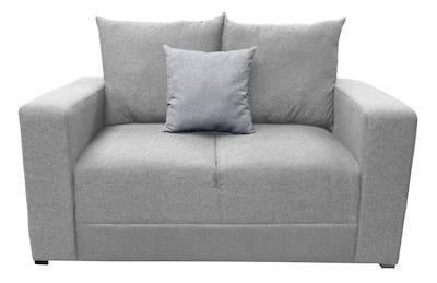 Foto 1 | Foto 1 | Love Seat El Bazar Store Miami Lino Gris Plata 2 Plazas, Modular, Moderno, Sala